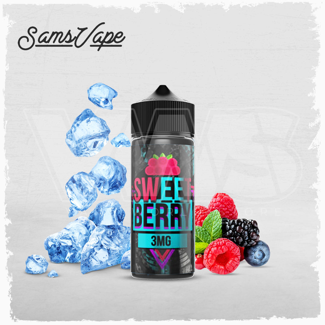 Sams Vape - Frozen Sweet Berry High Nic 120ml Vape World Store Sams Vape - Frozen Sweet Berry High Nic 120ml Vape World Store