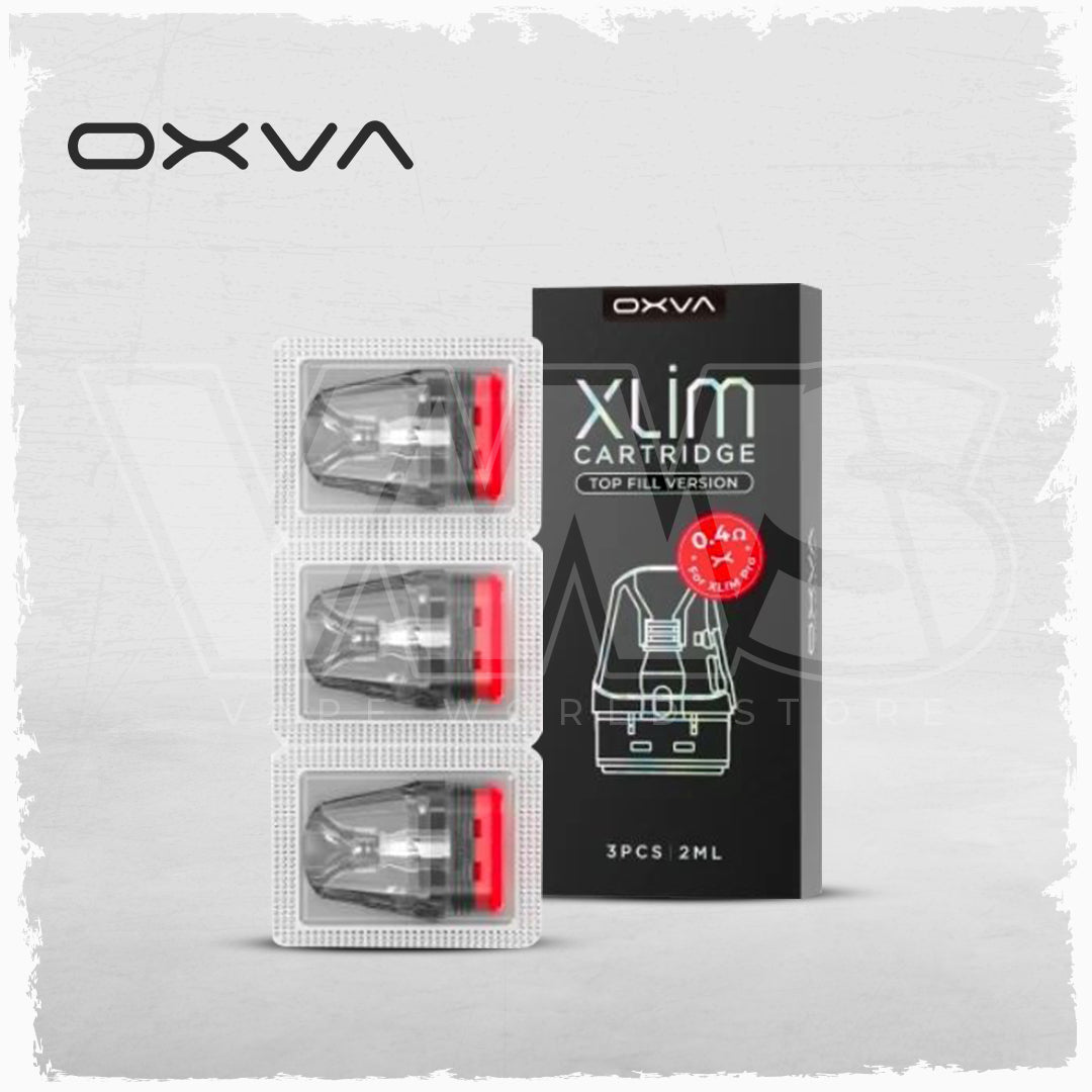 OXVA - Xlim V3 Top Fill Cartridge 3Pcs/Pack Vape World Store OXVA - Xlim V3 Top Fill Cartridge 3Pcs/Pack Vape World Store